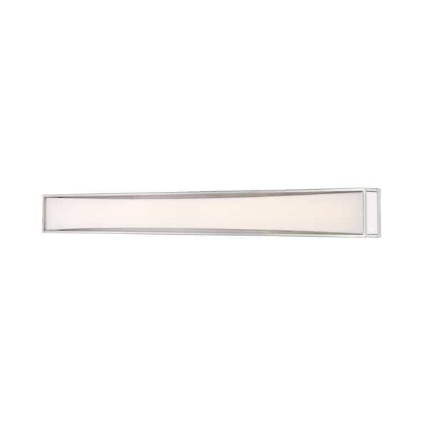 Z-Lite Baden 2 Light Vanity, Brushed Nickel & Frosted White 1933-46BN-LED - main